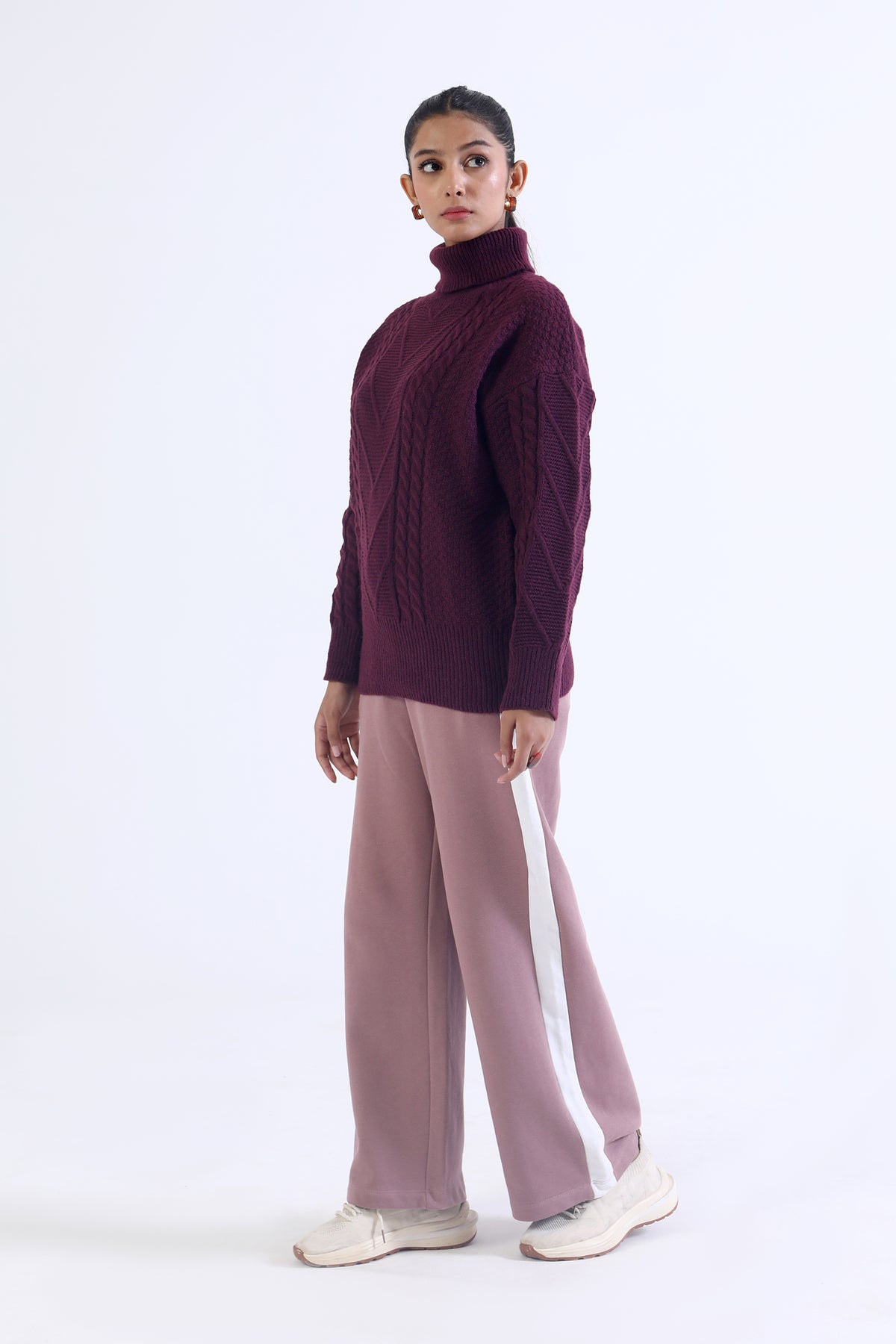 Women Mock Neck Sweater - Engine - Buy Now