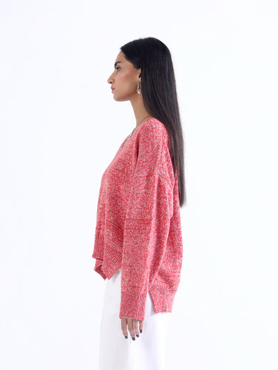 Women V Neck Sweater