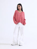 Women V Neck Sweater - Engine - Buy Now