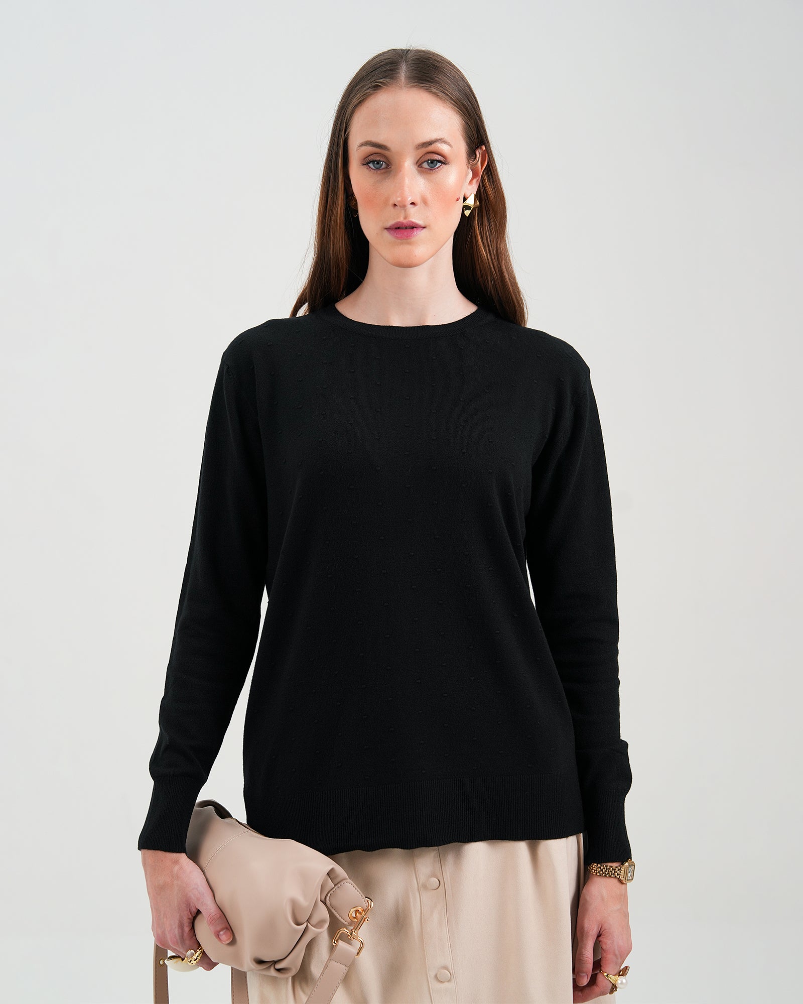 Women Crew Neck Sweater