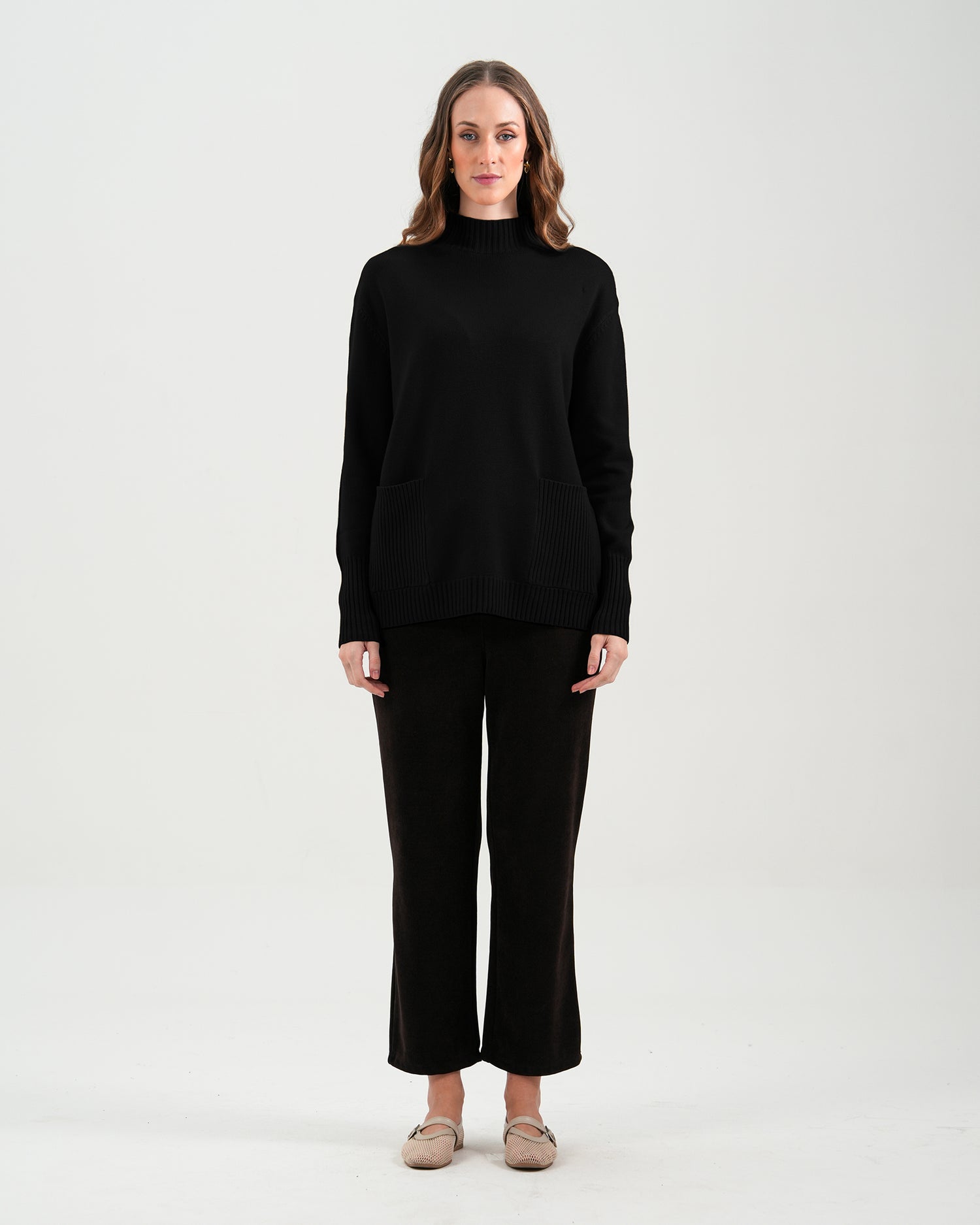 Women Mock Neck Sweater - Engine - Buy Now