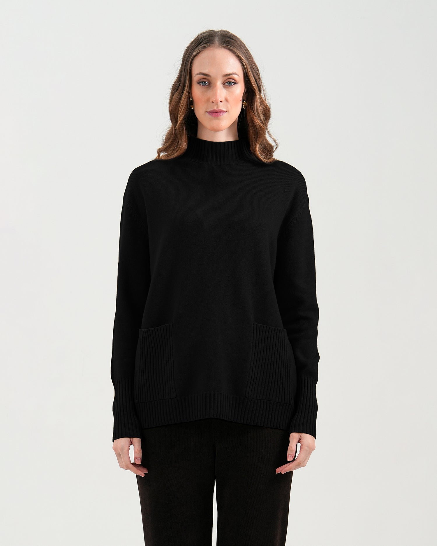 Women Mock Neck Sweater - Engine - Buy Now