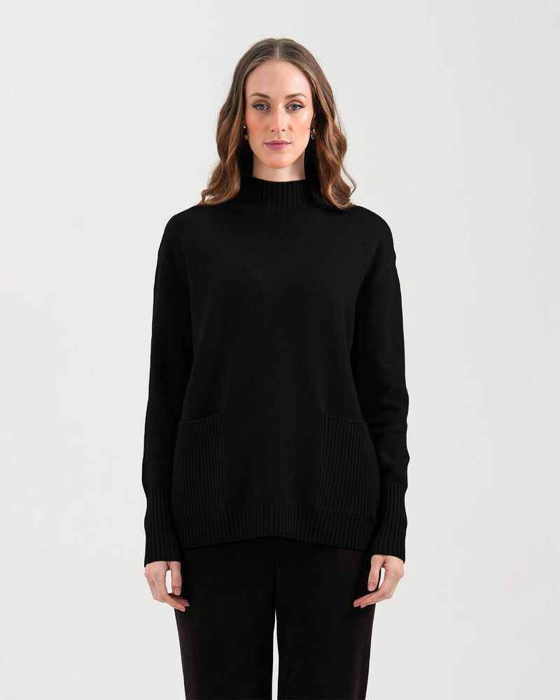 Women Mock Neck Sweater - Engine - Buy Now