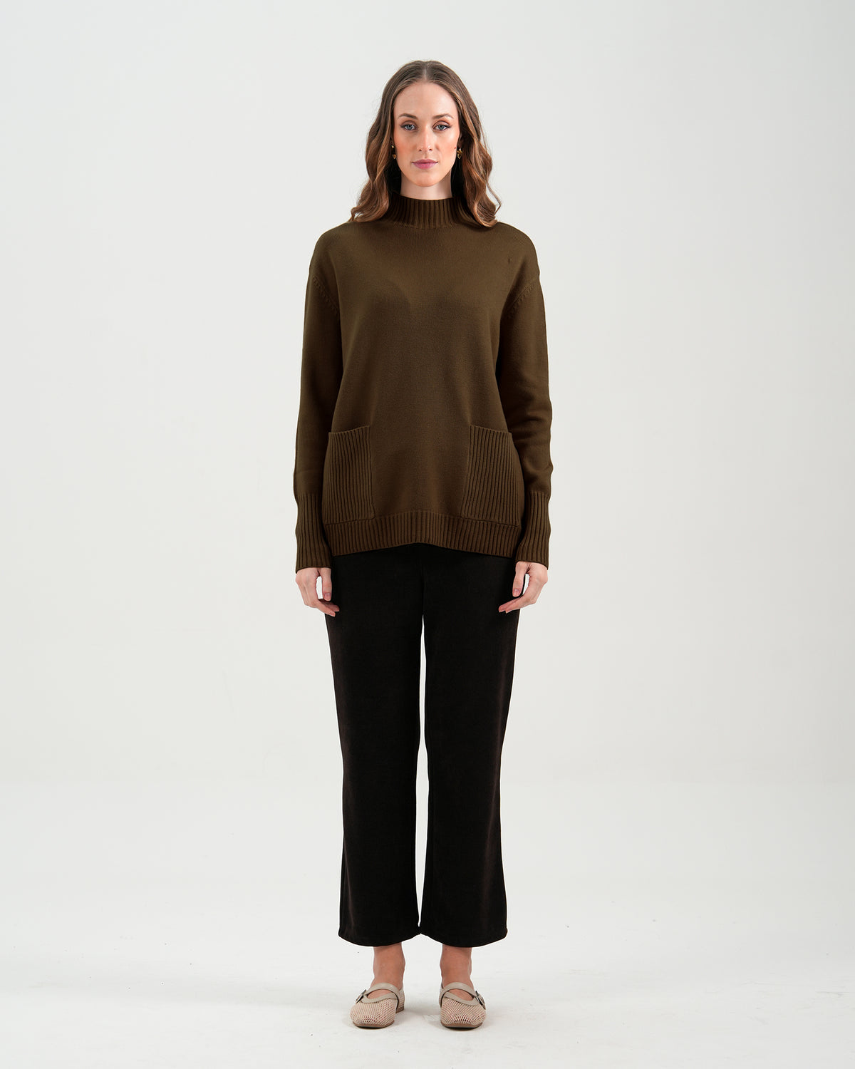 Women Mock Neck Sweater - Engine - Buy Now