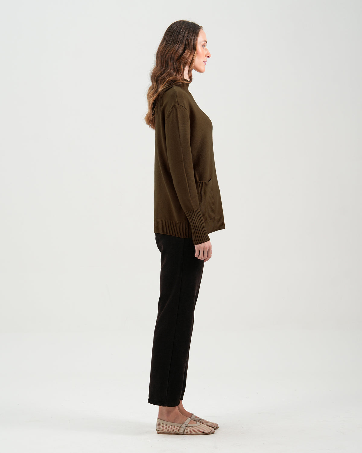 Women Mock Neck Sweater - Engine - Buy Now
