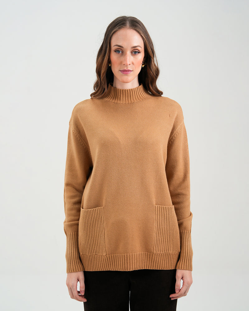 Women Mock Neck Sweater - Engine - Buy Now