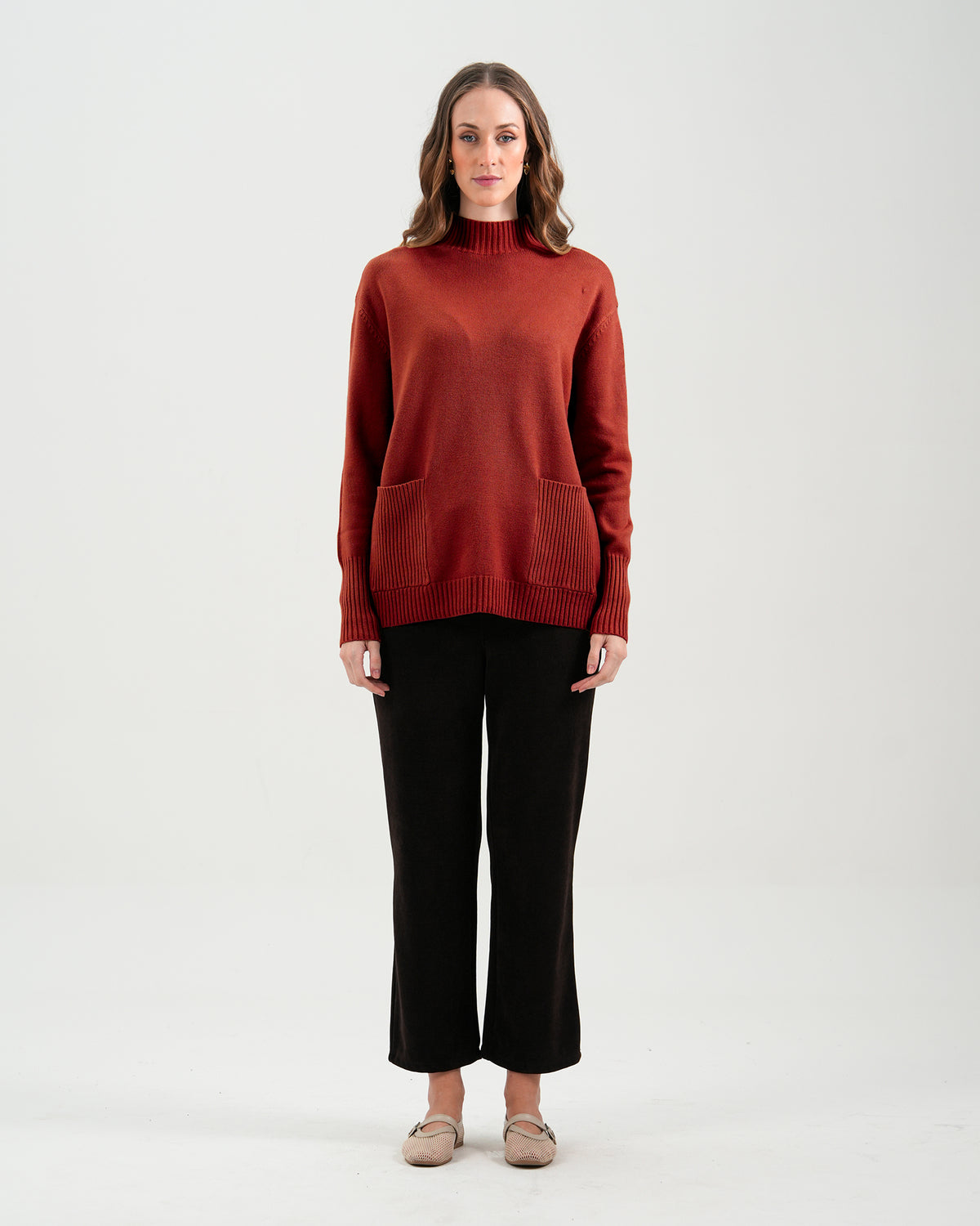 Women Mock Neck Sweater - Engine - Buy Now