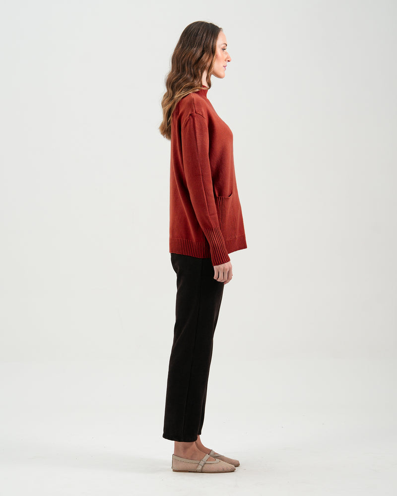 Women Mock Neck Sweater - Engine - Buy Now