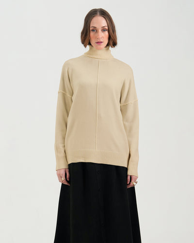 Women High Neck Sweater