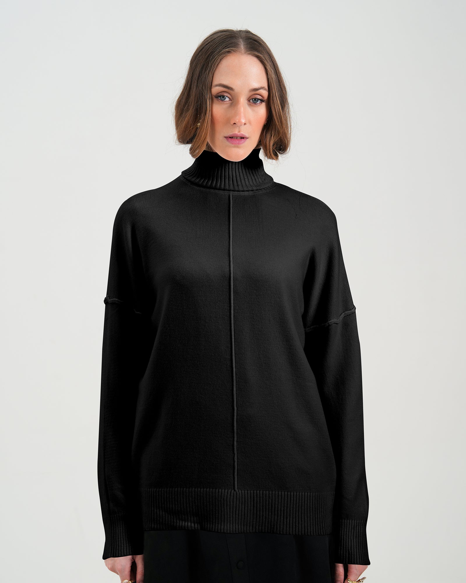 Women High Neck Sweater