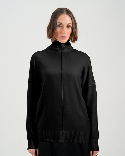 Women High Neck Sweater