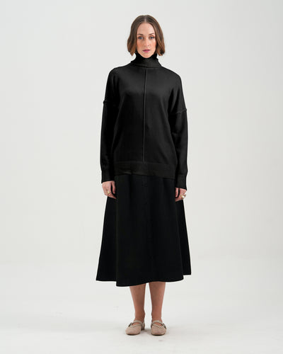 Women High Neck Sweater