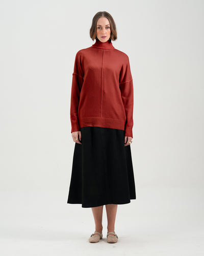 Women High Neck Sweater