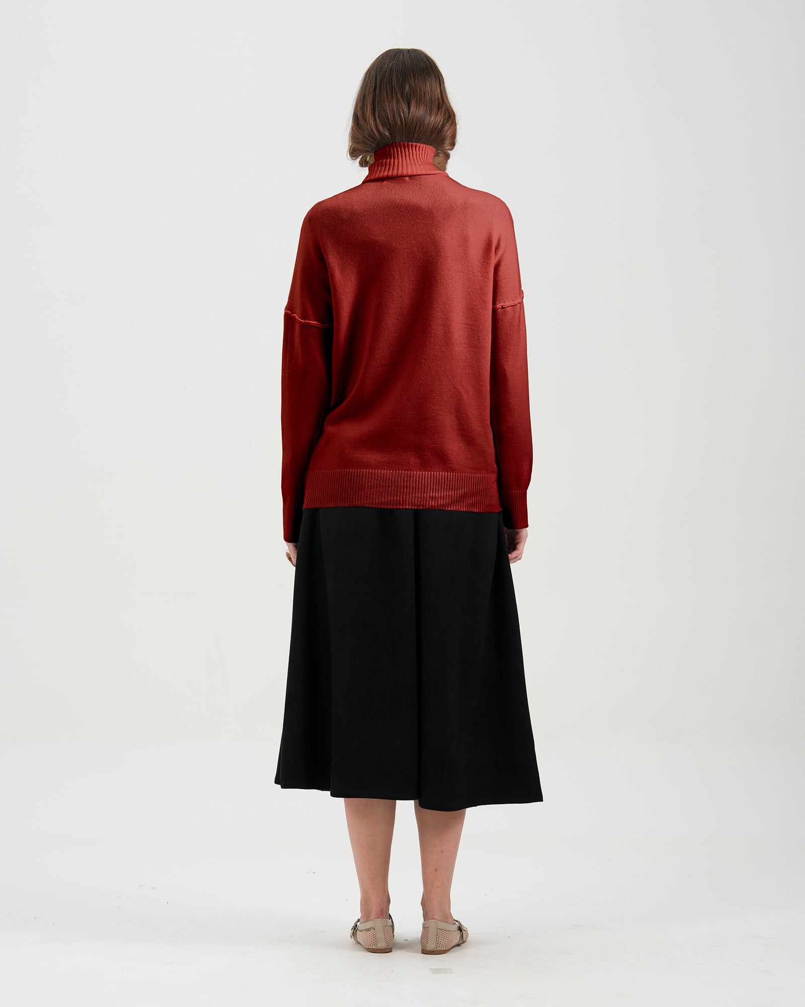 Women High Neck Sweater