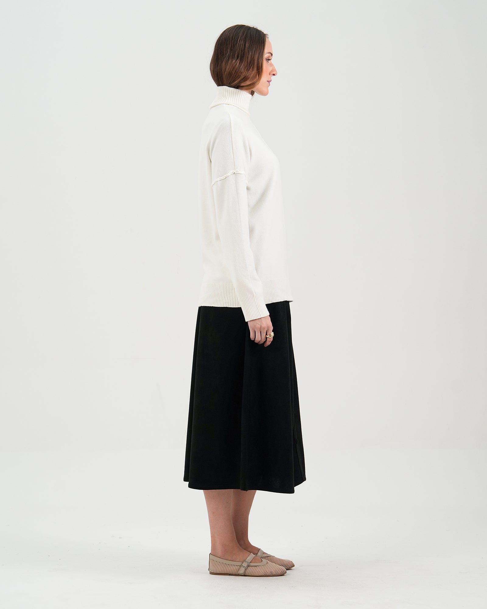 Women High Neck Sweater