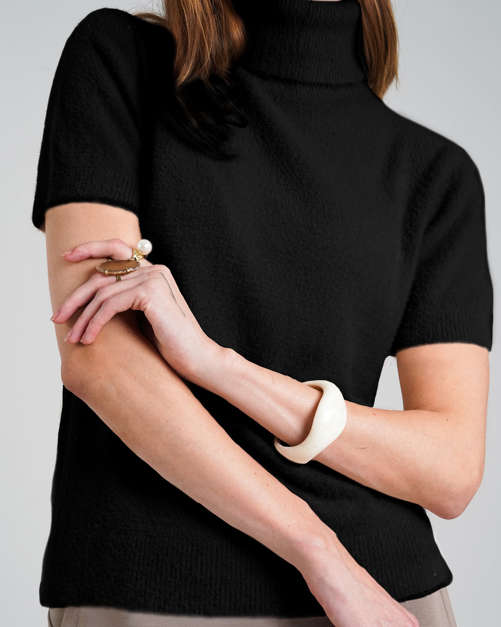 Women High Neck Sweater