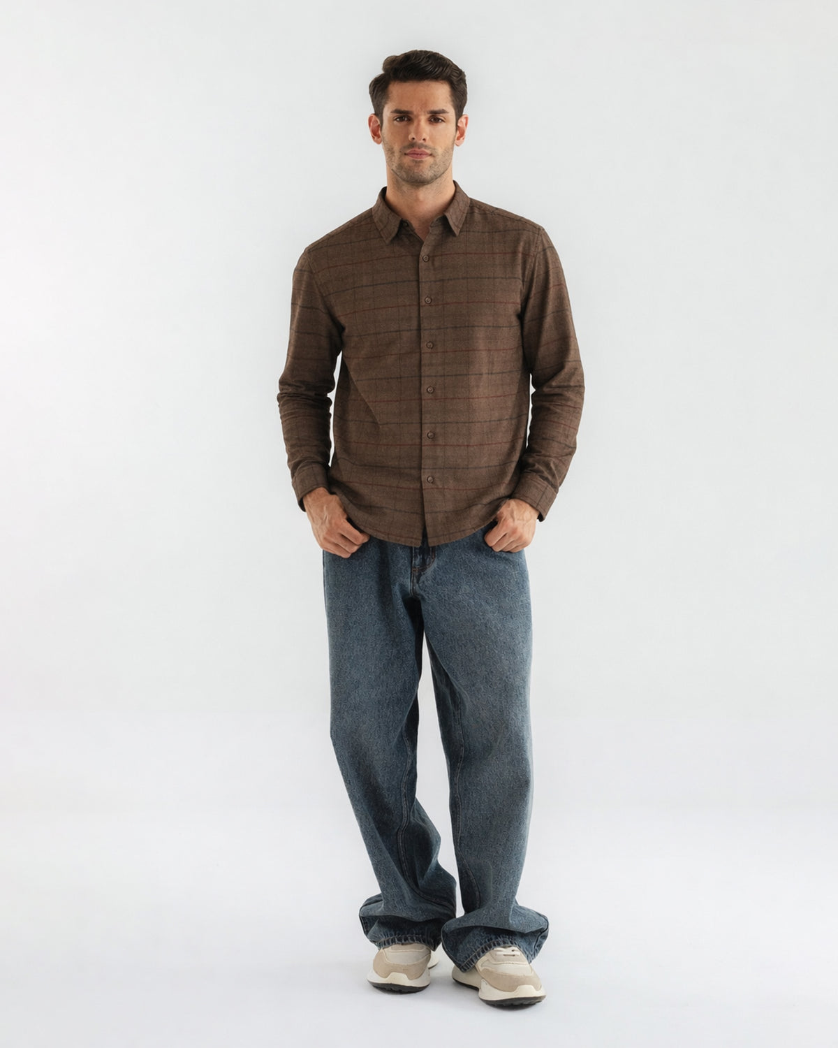 Men Regular Fit Casual Shirt - Engine - Buy Now