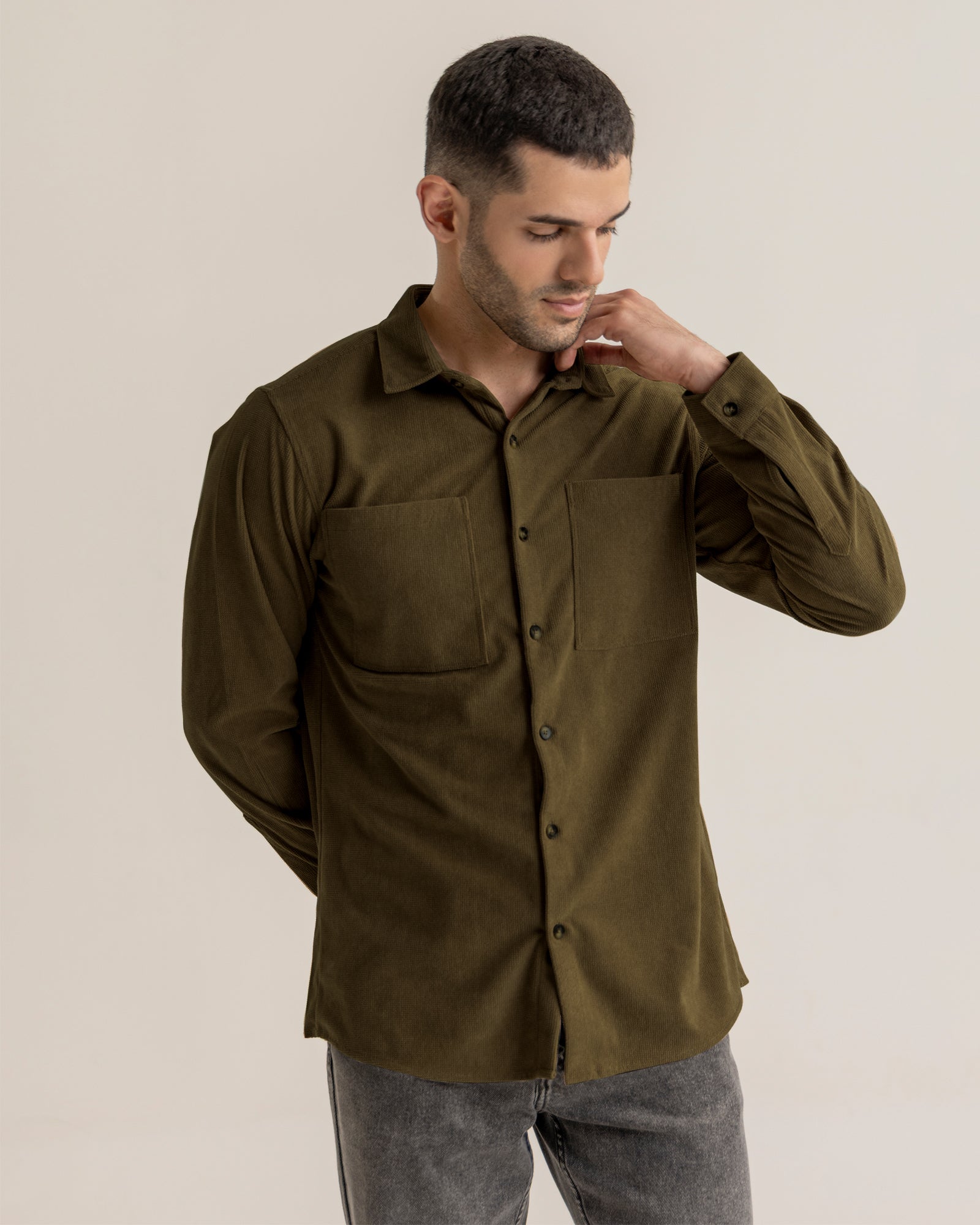 Men Regular Fit Casual Shirt - Engine - Buy Now