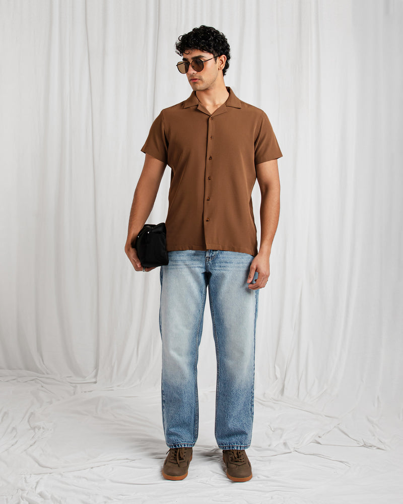 Men Regular Fit Casual Shirt - Engine - Buy Now