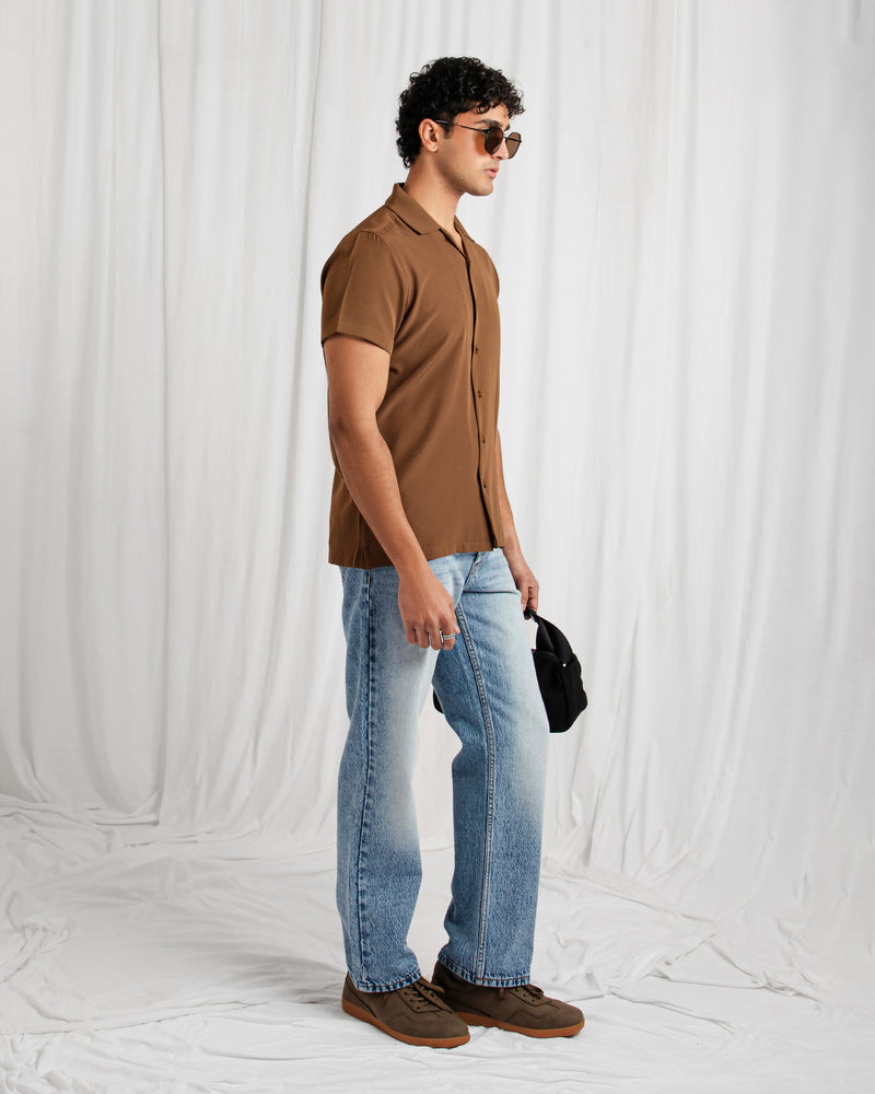 Men Regular Fit Casual Shirt - Engine - Buy Now