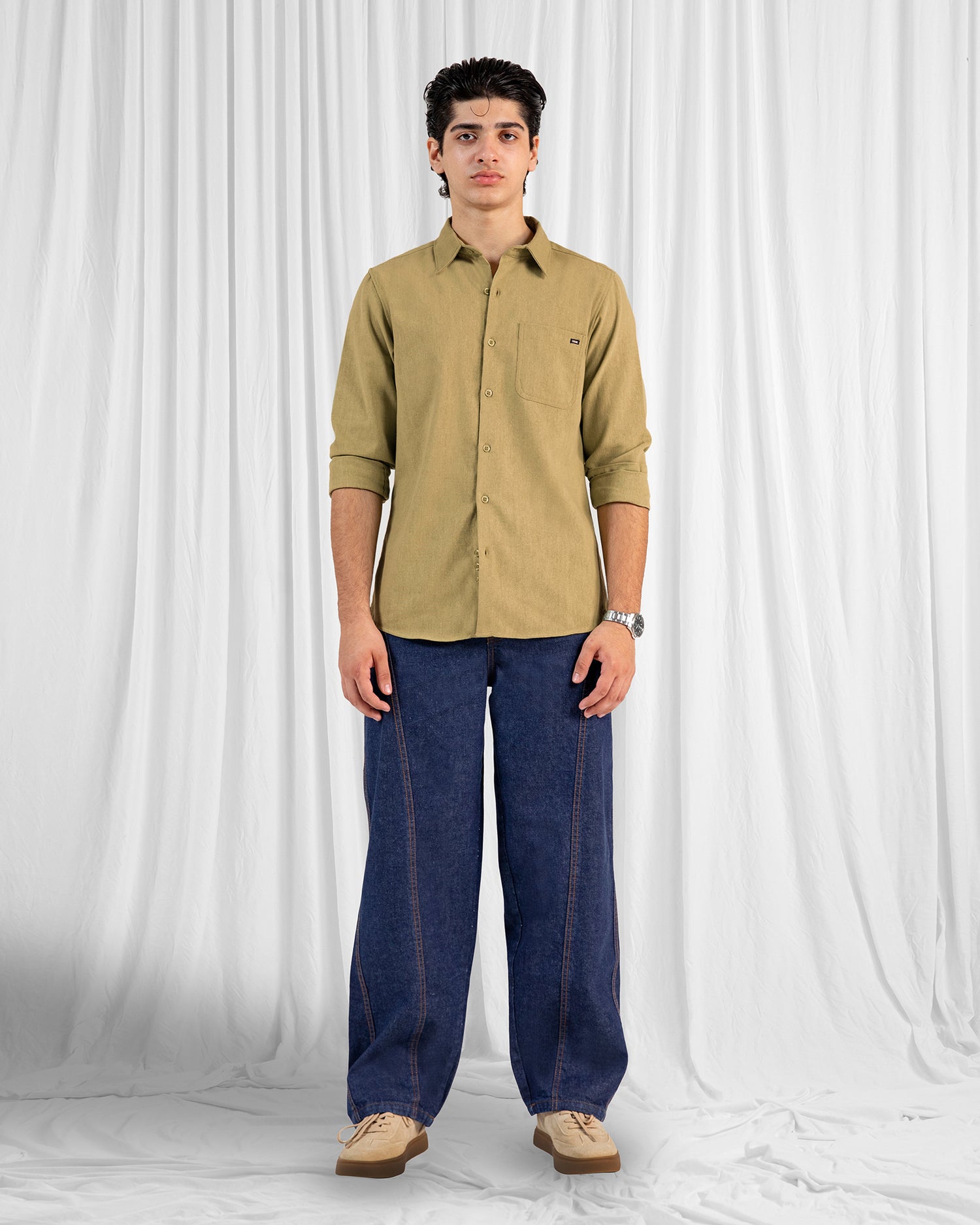 Men Regular Fit Casual Shirt - Engine - Buy Now