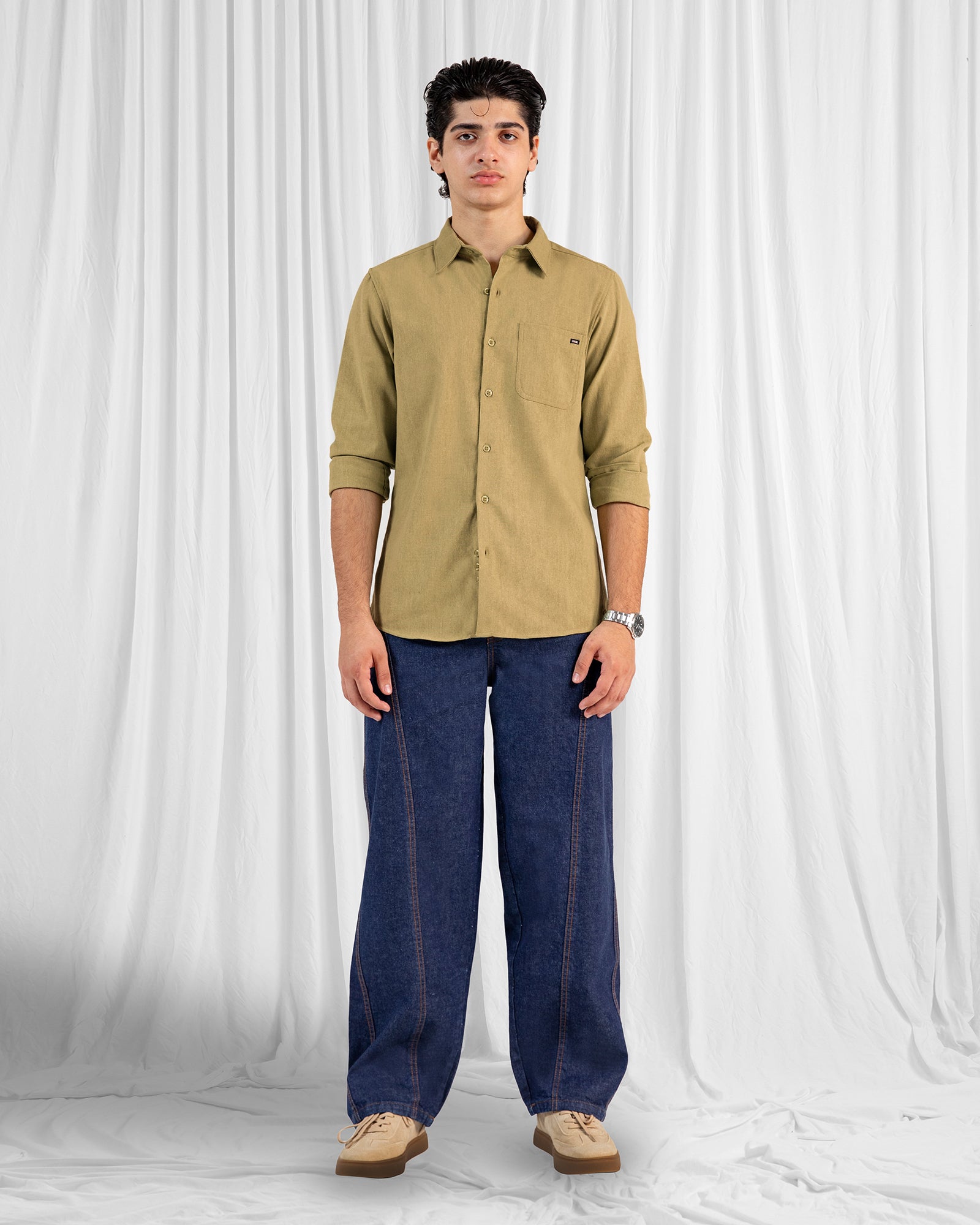 Men Regular Fit Casual Shirt - Engine - Buy Now
