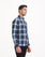 Men Slim Fit Check Casual Shirt For MEN - ENGINE