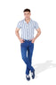 Men Slim Fit Striped Shirt