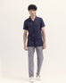 Men S/S Regular Fit Striper Casual Shirt