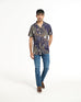 Men Floral Slim Fit Shirt