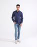 Men Slim Fit Plain Casual Shirt