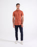 Men S/S Striper Slim Fit Casual Shirt