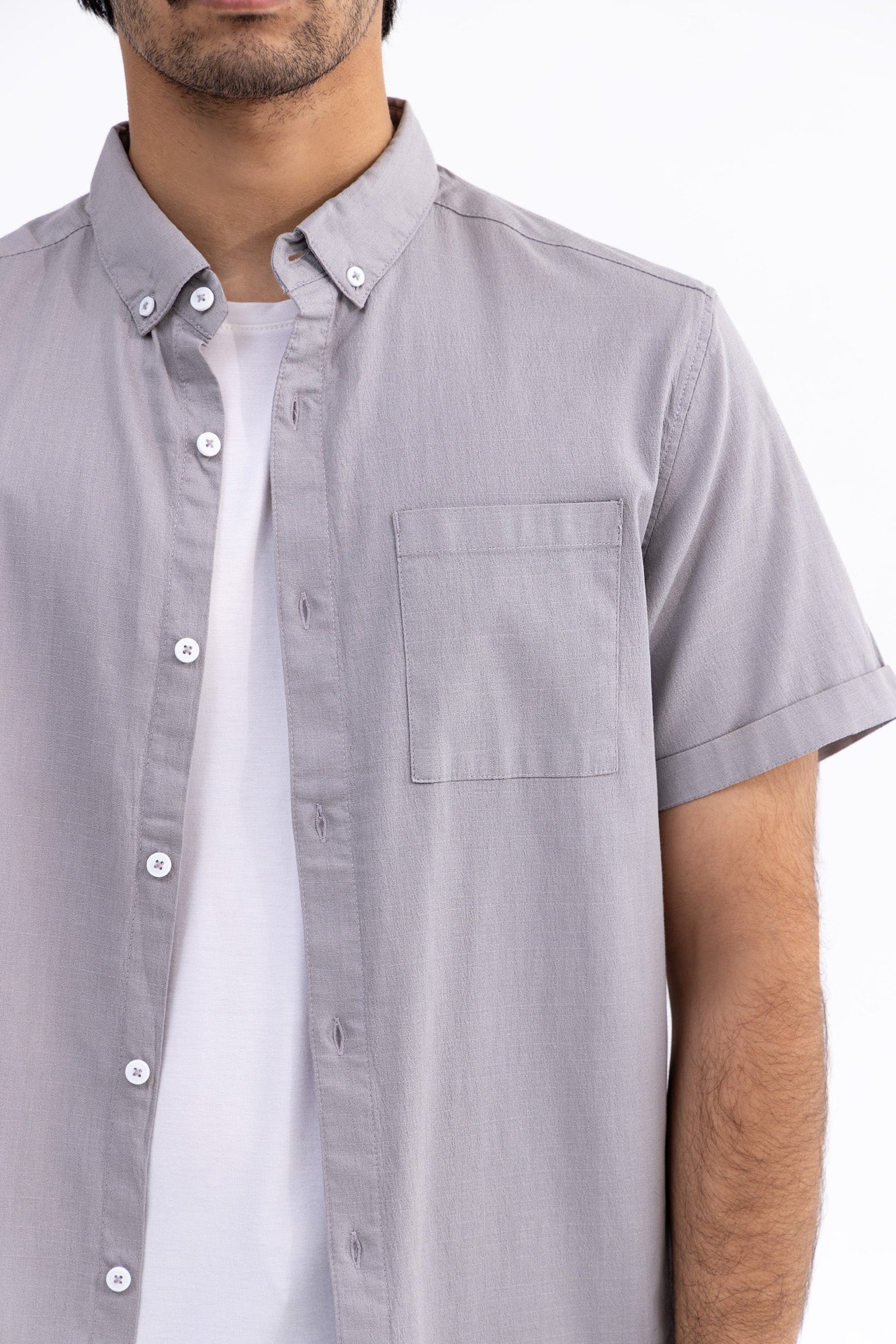 Men Slim Fit Casual Shirt