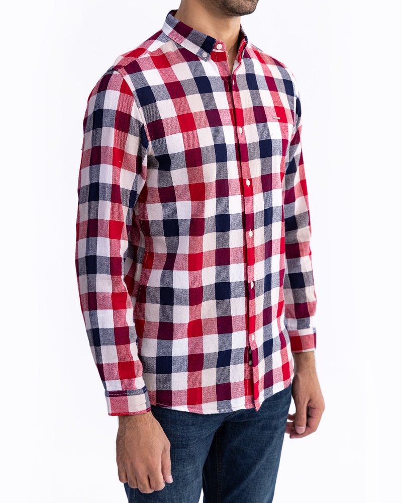 Men Regular Fit Casual Shirt - Engine - Buy Now
