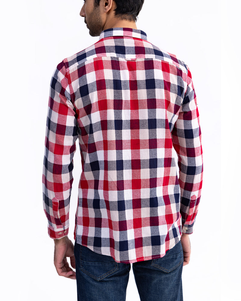 Men Regular Fit Casual Shirt - Engine - Buy Now