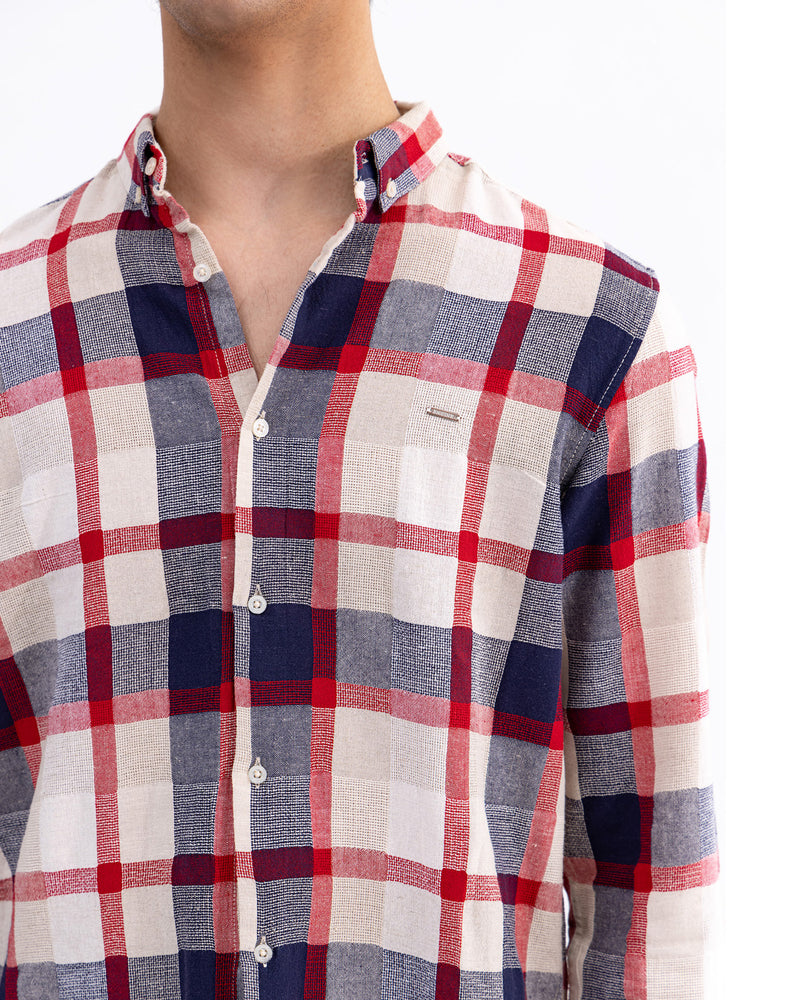 Men Regular Fit Casual Shirt - Engine - Buy Now