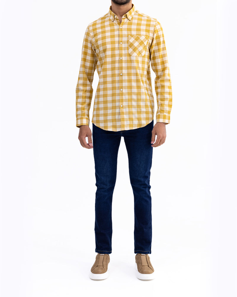 Men Regular Fit Casual Shirt - Engine - Buy Now