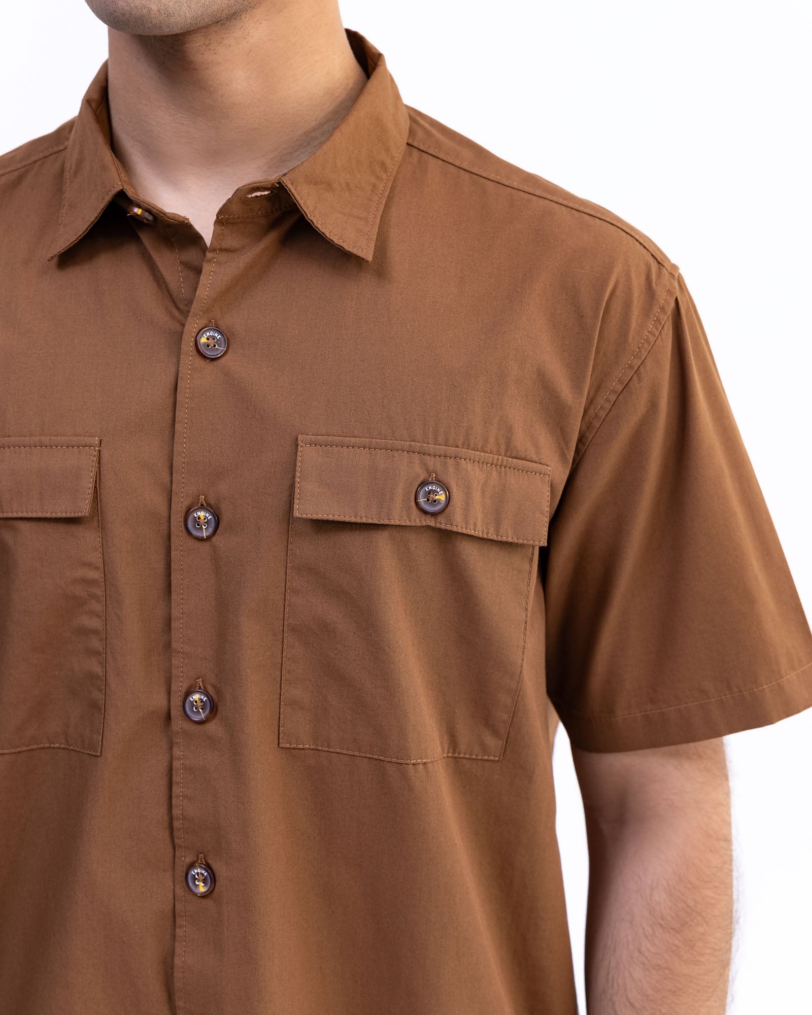 Men Regular Fit Casual Shirt - Engine - Buy Now