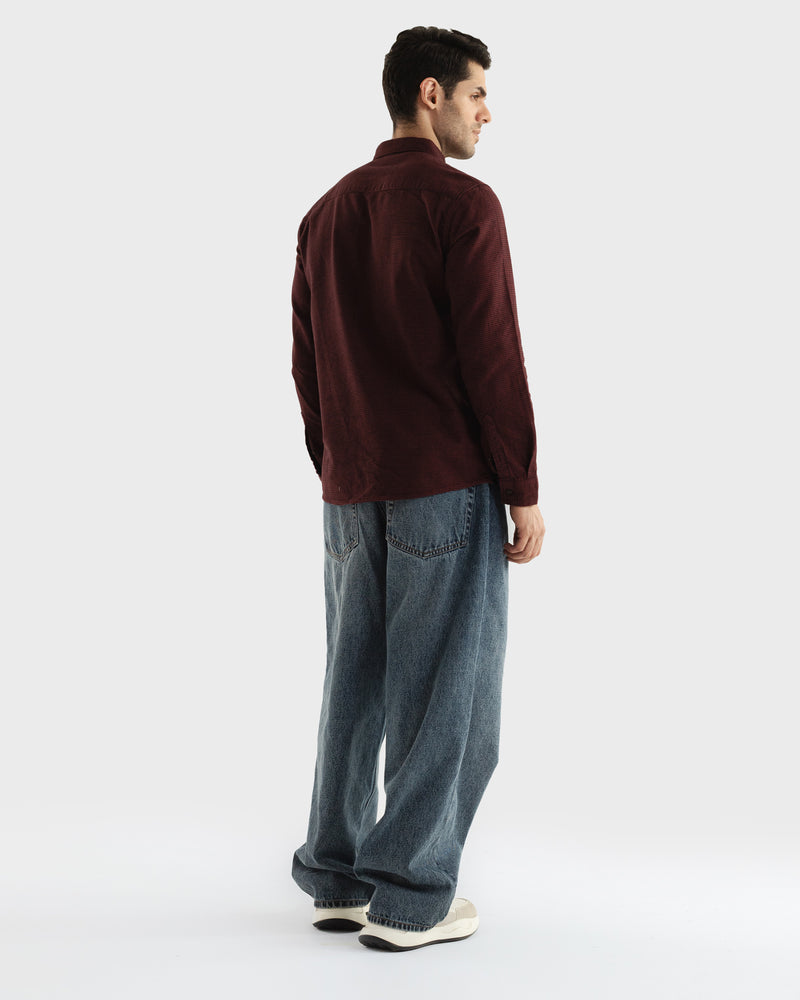Men Regular Fit Casual Shirt - Engine - Buy Now