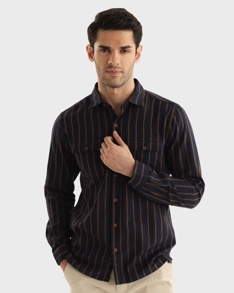 Men Regular Fit Casual Shirt - Engine - Buy Now