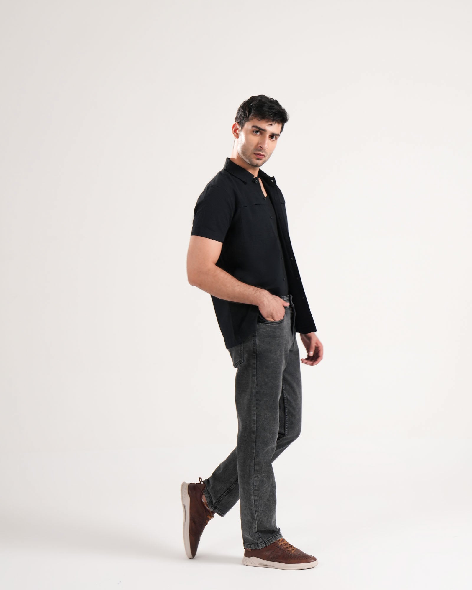Men Regular Fit Casual Shirt - Engine - Buy Now
