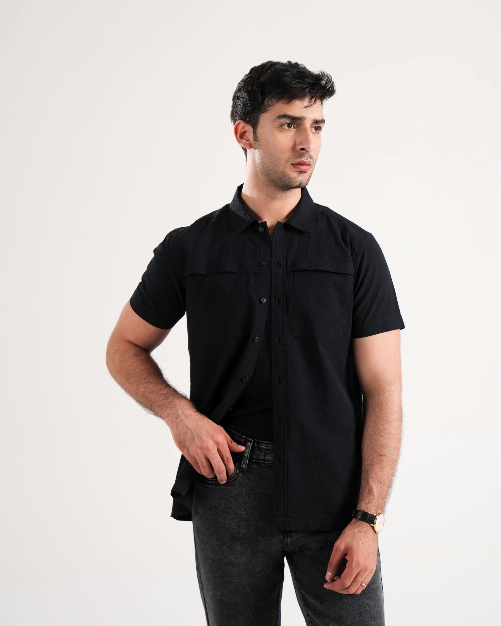 Men Regular Fit Casual Shirt - Engine - Buy Now