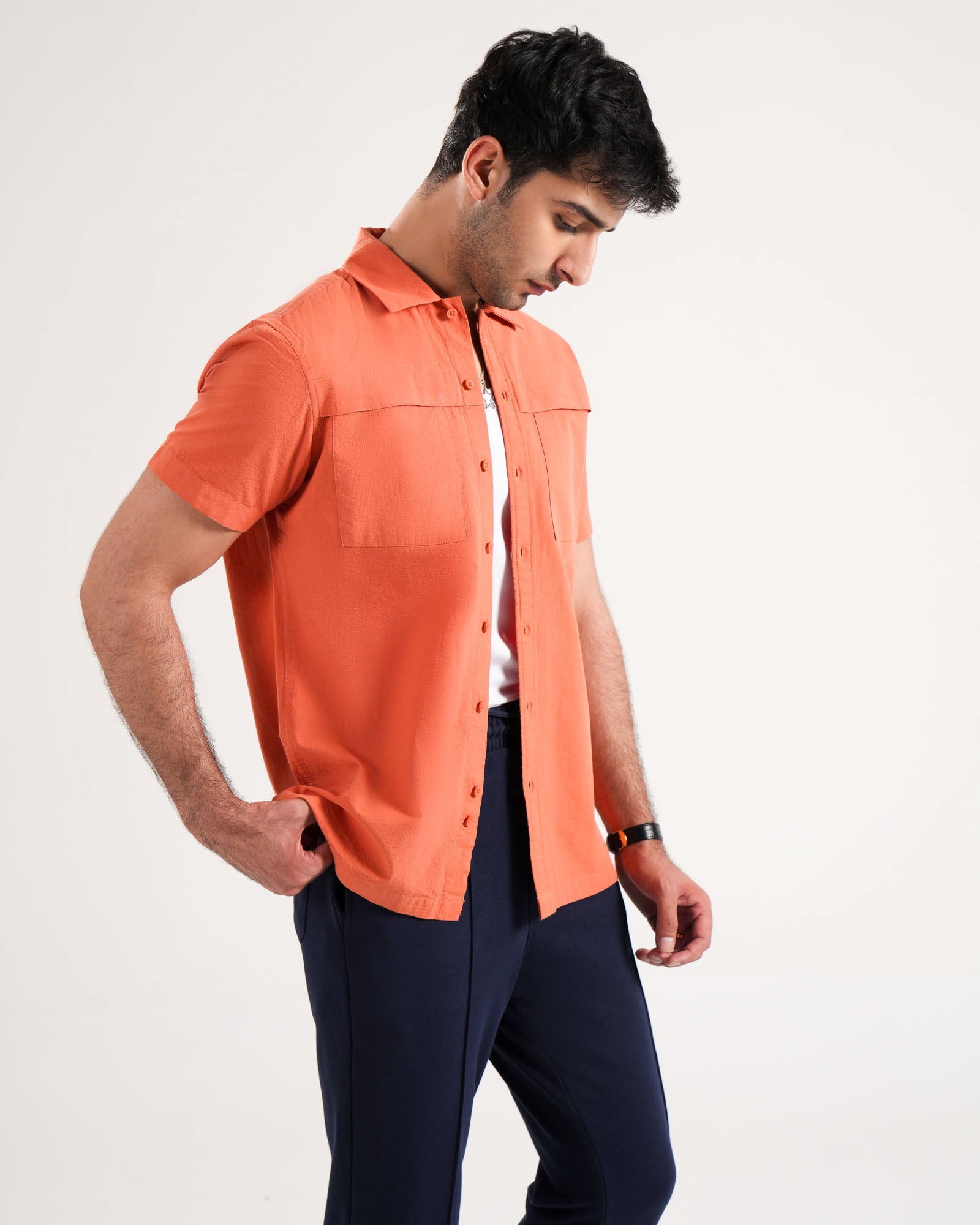Men Regular Fit Casual Shirt - Engine - Buy Now