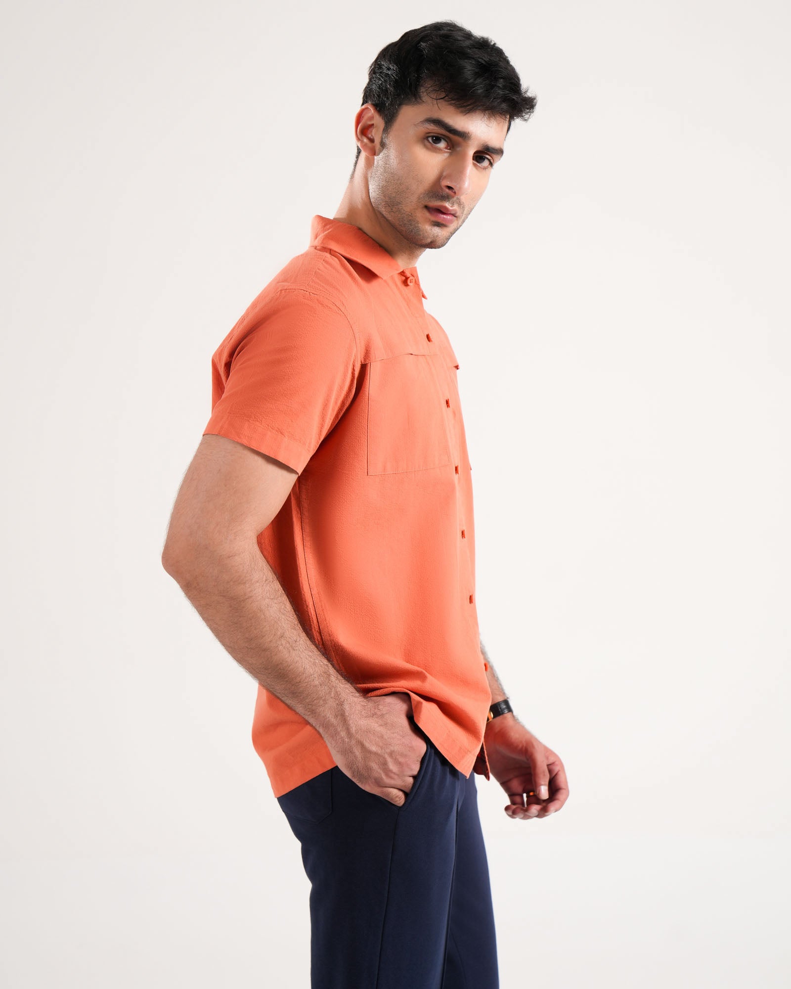 Men Regular Fit Casual Shirt - Engine - Buy Now