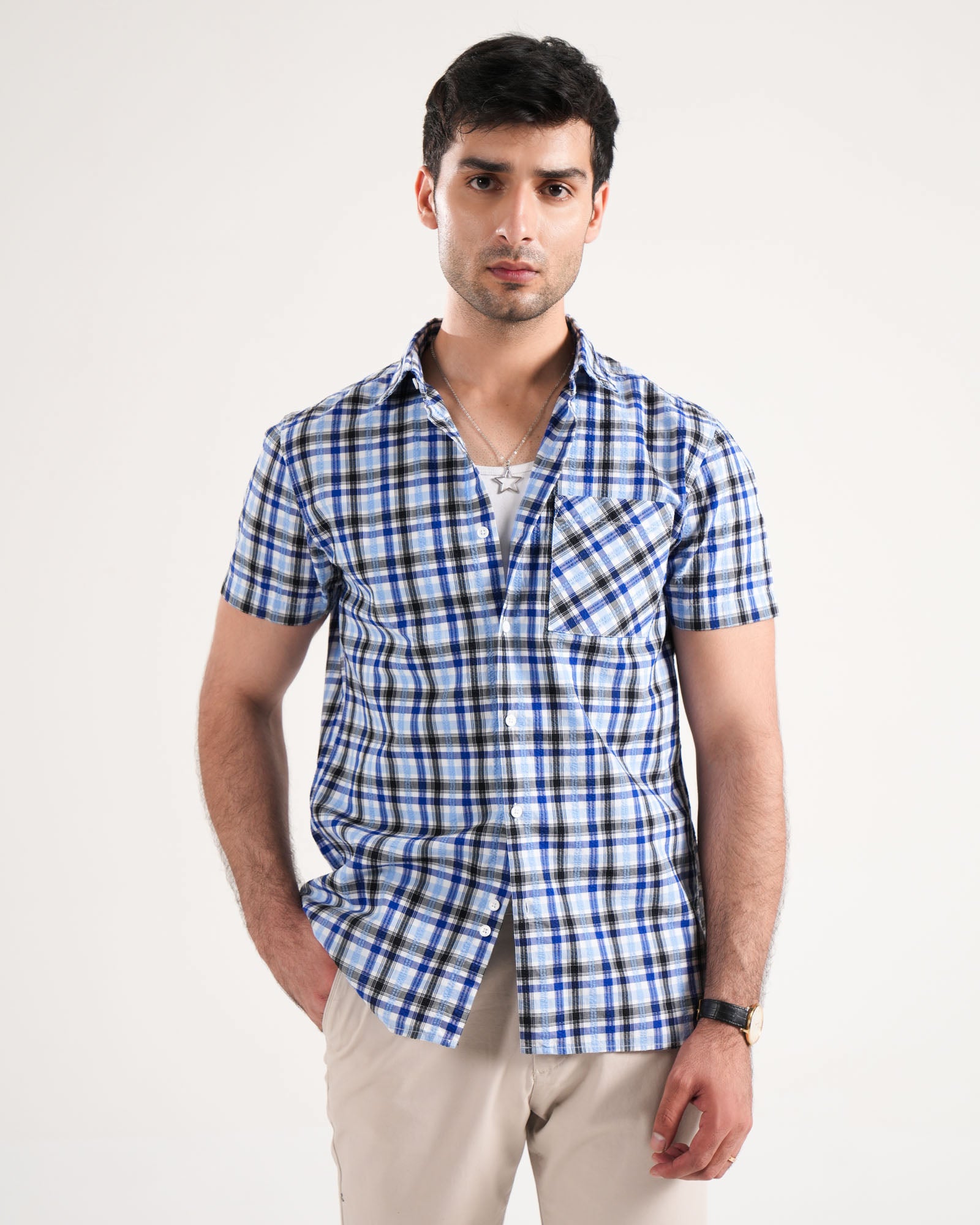 Men Regular Fit Casual Shirt - Engine - Buy Now