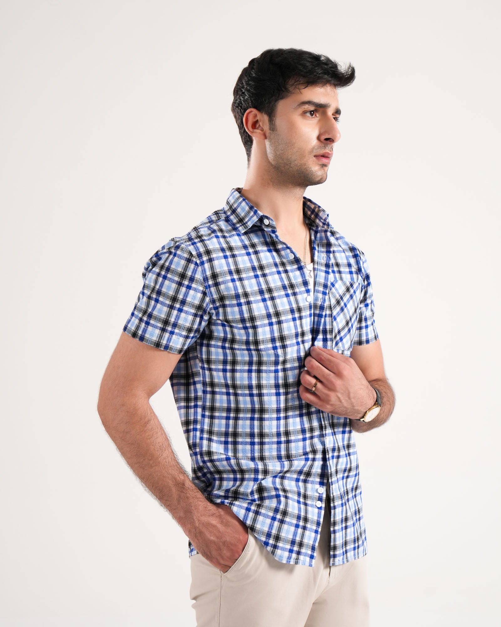 Men Regular Fit Casual Shirt - Engine - Buy Now