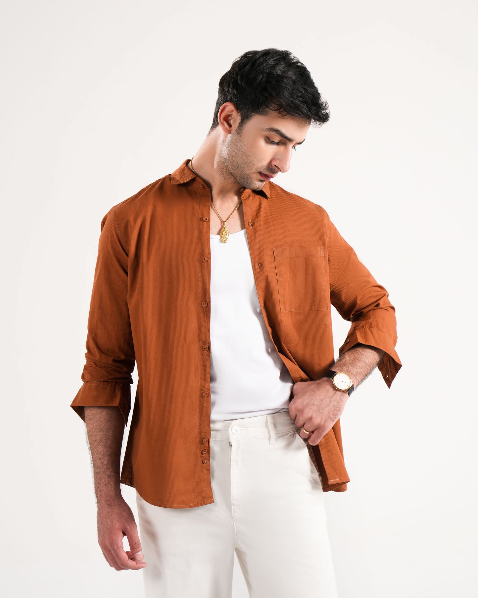 Men Regular Fit Casual Shirt - Engine - Buy Now