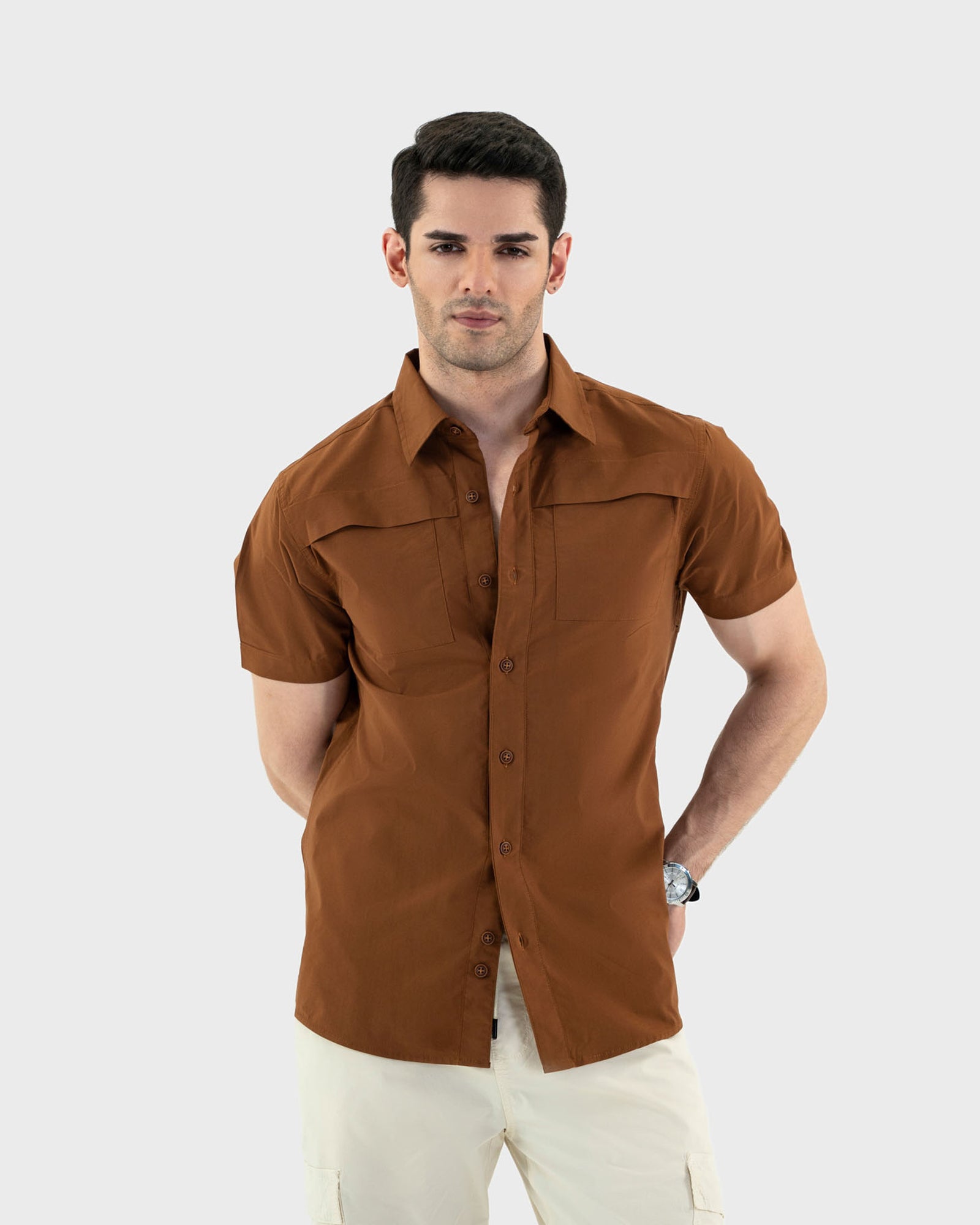 Men Regular Fit Casual Shirt - Engine - Buy Now