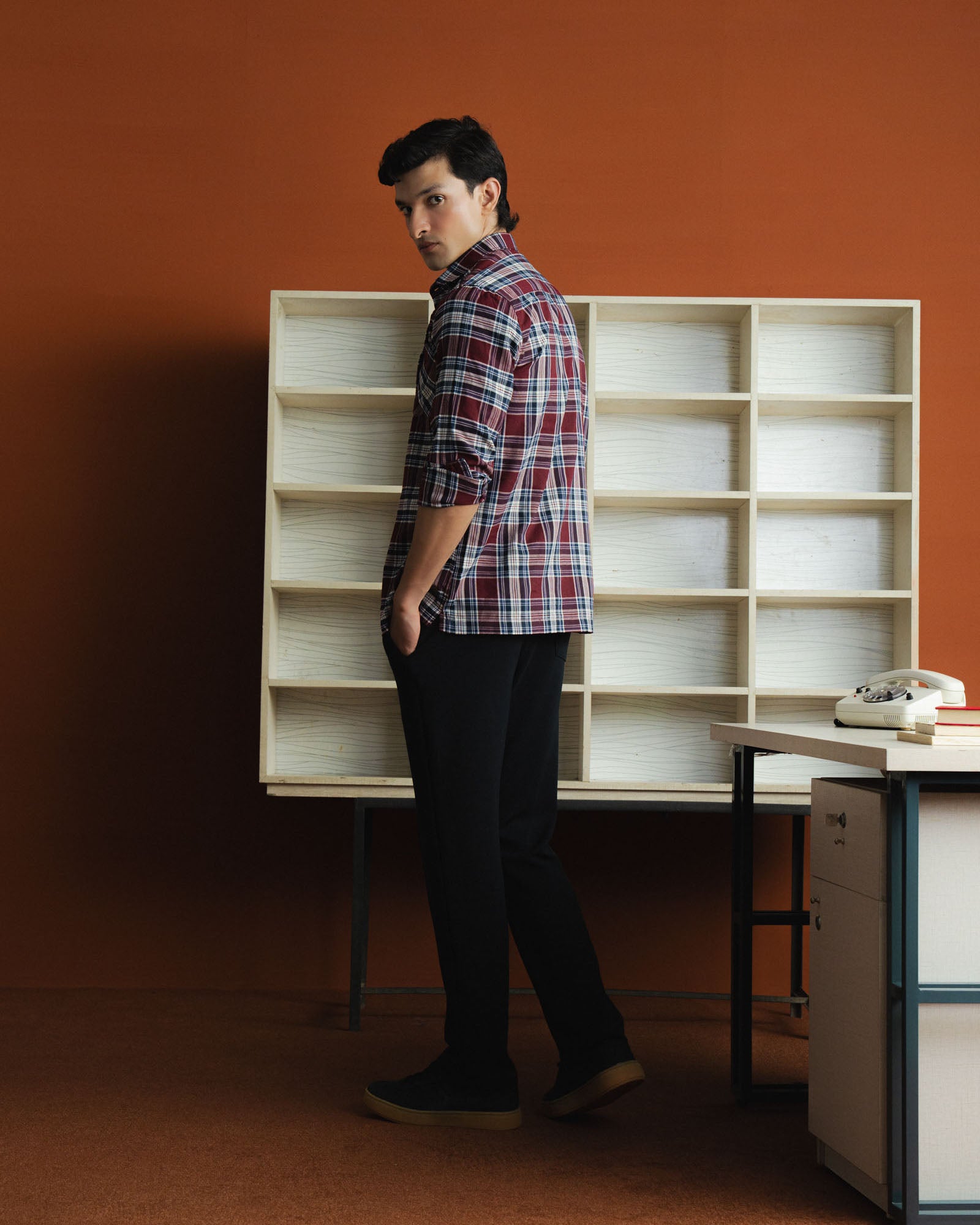 Men Regular Fit Casual Shirt - Engine - Buy Now
