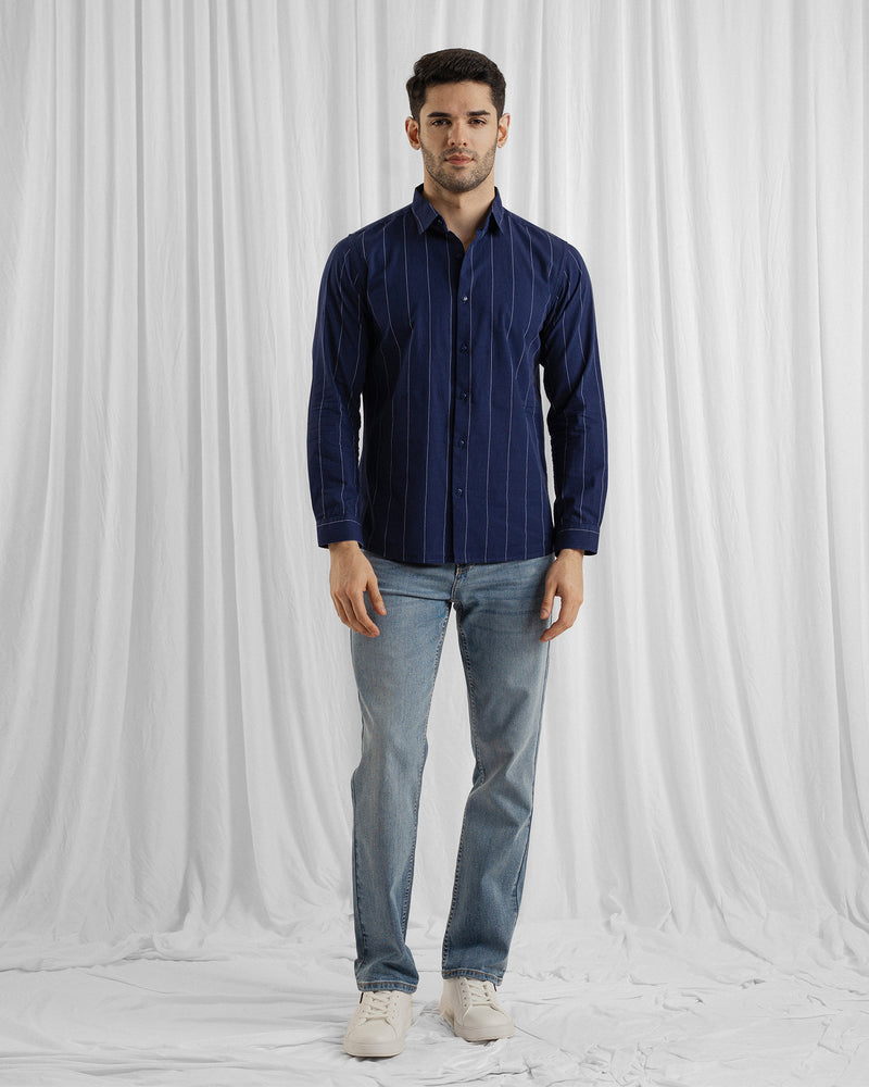 Men Regular Fit Casual Shirt - Engine - Buy Now